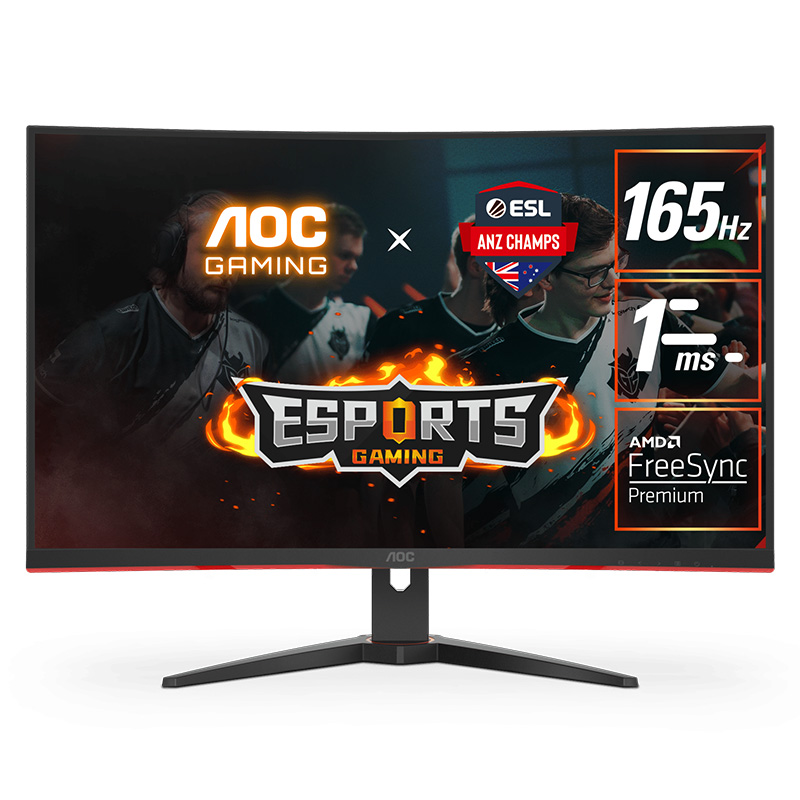 AOC 31.5in FHD VA 165Hz FreeSync Curved Gaming Monitor (C32G2E)