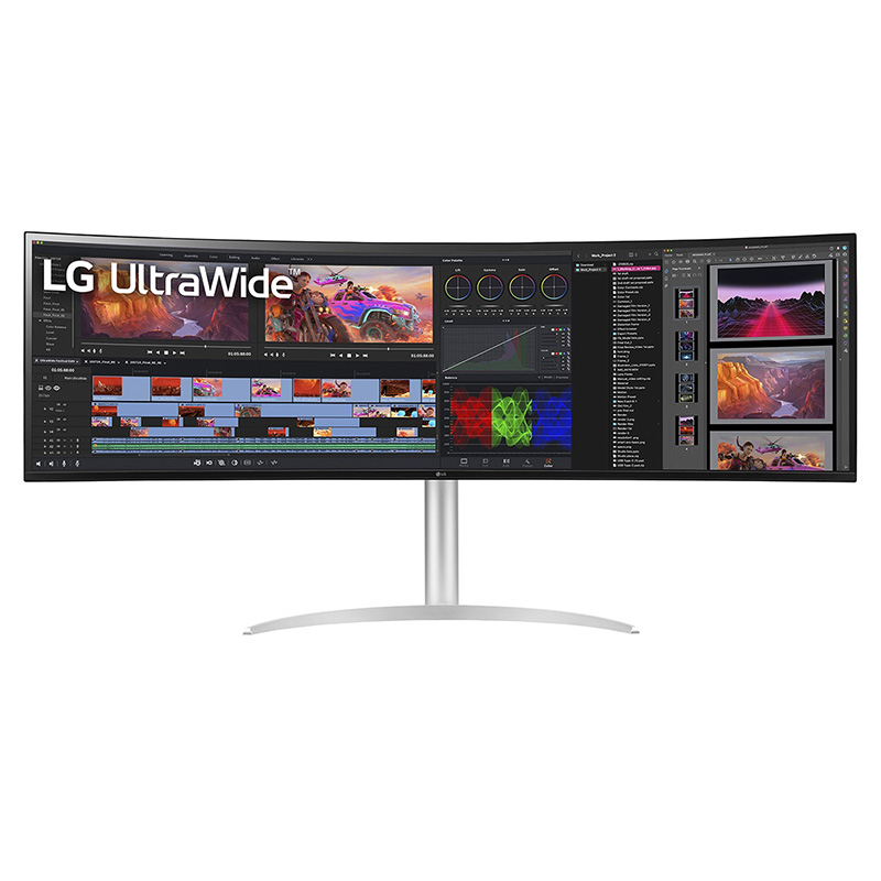 LG 49in DQHD IPS 144Hz FreeSync Ultra Wide Curved Monitor (49WQ95C-W)