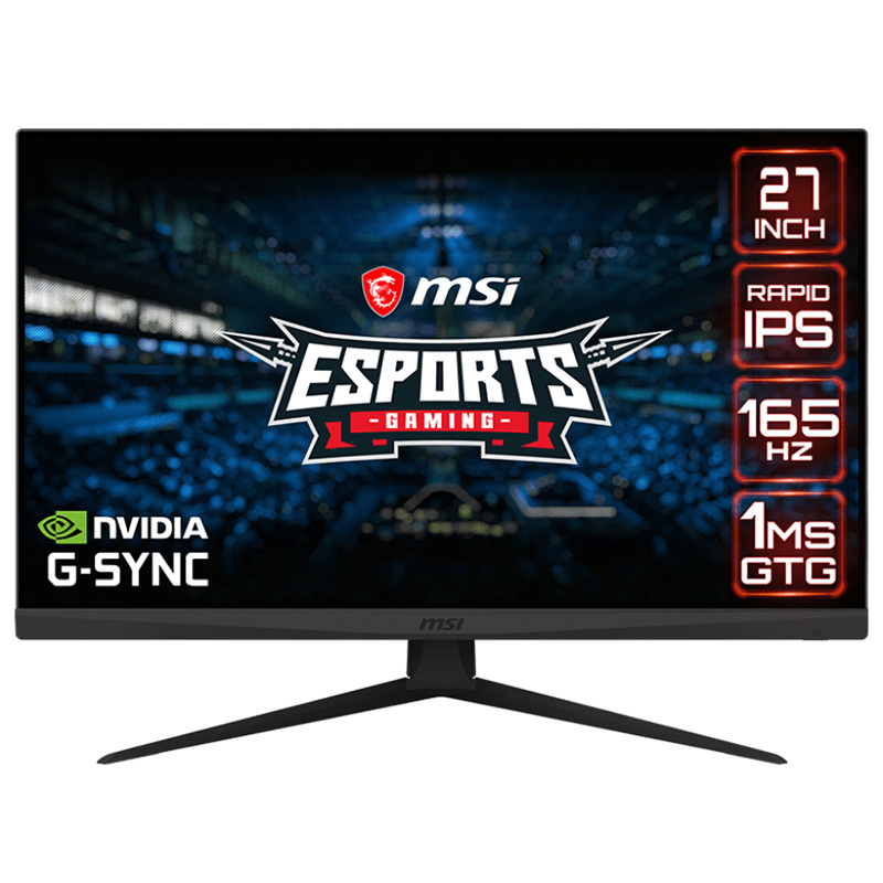 MSI Optix 27in WQHD Rapid IPS 165Hz G-Sync Gaming Monitor (G273QF)