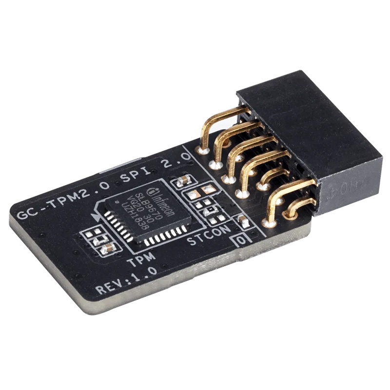 Gigabyte TPM 2.0 Module with SPI interface Intel 500 / 400 Series (GC-TPM2-SPI-2-1-CARD)