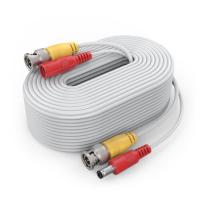 Generic 18.3Meter DC+BNC cable for AHD/CVI/TVI Camera - White