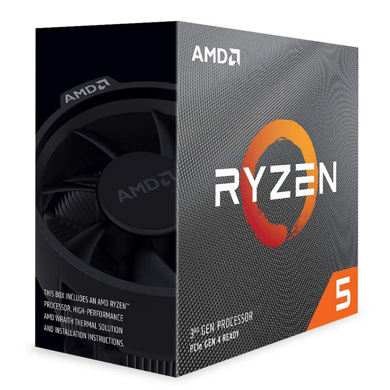 AMD Ryzen 5 3600 AM4 4.20GHz 6 Core CPU Processor with Wraith Spire Cooler (100-100000031SBX)