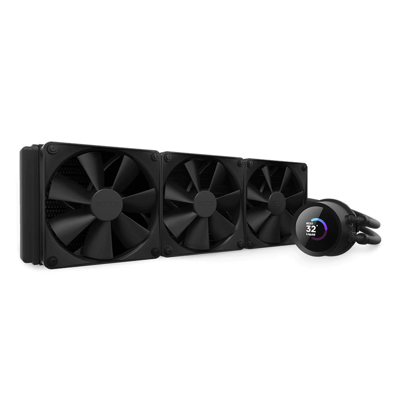 NZXT Kraken 360 360mm AIO Liquid Cooler with LCD Display - Black