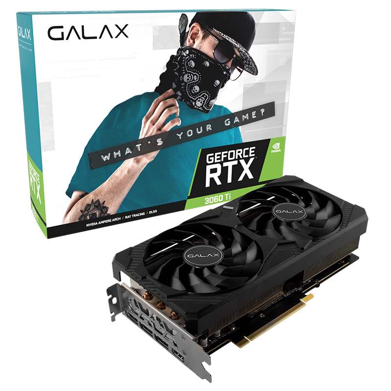 Galax GeForce RTX 3060 Ti 1 Click OC 8GB Graphics Card