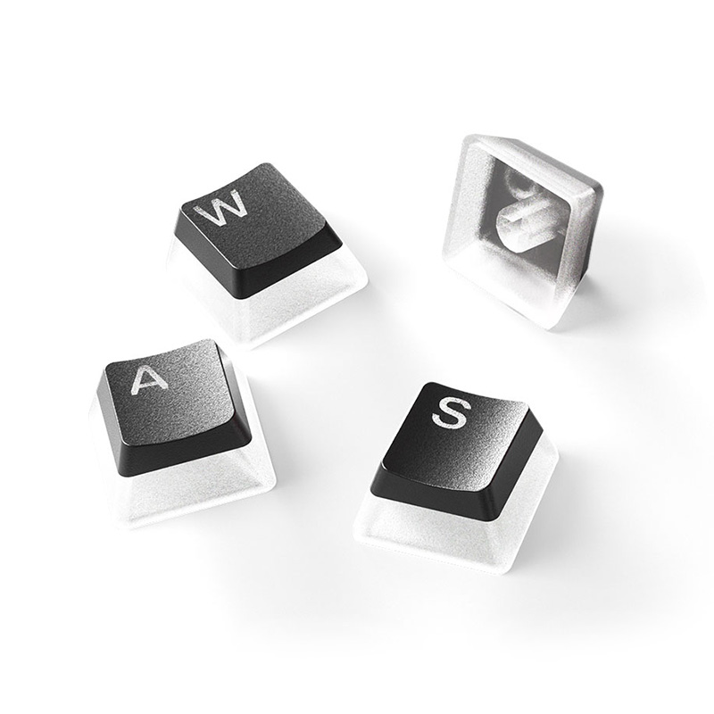 SteelSeries PrismCaps PBT Double-Shot Keycaps - Black