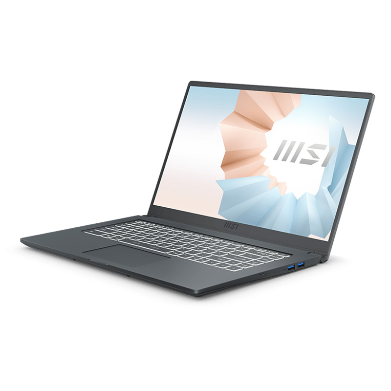MSI Modern 15 15.6in FHD 60Hz i5-1155G7 512GB SSD 8GB RAM W11H Laptop - Carbon Grey (MODERN 15 A11MU-1058AU)