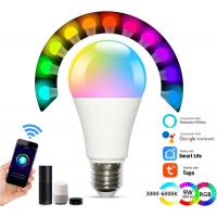 Smart Light Bulbs WiFi LED Bulb globe Voice & Remote Control Dimmable Multicolor RGBCW Compatible with Alexa Google Home SmartThings No Hub Required