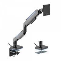 Brateck Heavy-Duty RGB Gaming Monitor Arm for 17in to 49in Monitors (LDT61-C012L-BG)