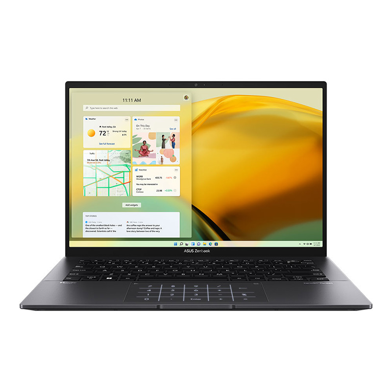 Asus Zenbook 14 14in WQXGA R7-7730U AMD Radeon 512GB SSD 16GB RAM W11P Laptop - Jade Black (UM3402YAR-KP429X)