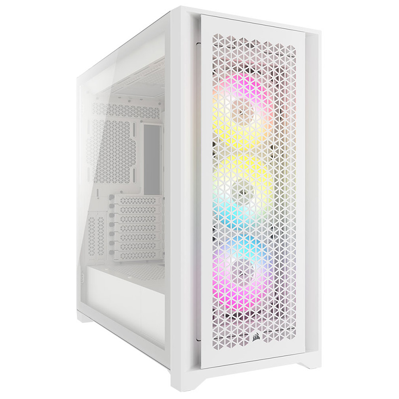 Corsair iCUE 5000D RGB Airflow TG Mid Tower ATX Case - White (CC-9011243-WW)