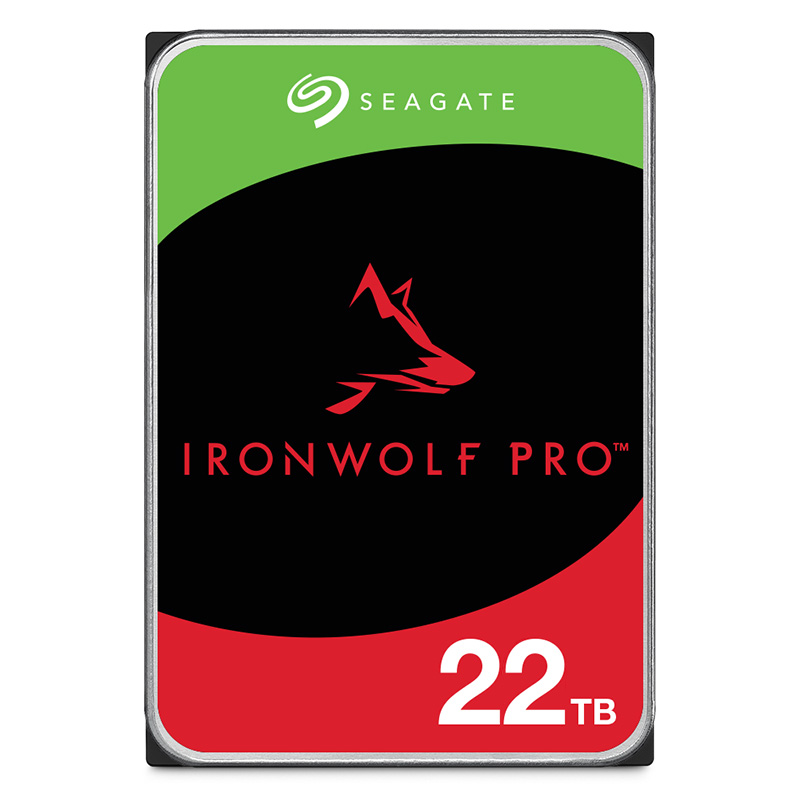Seagate IronWolf Pro Standard 512E 22TB NAS 7200RPM 6Gb/s 3.5In SATA Hard Drive (ST22000NT001) - OPENED BOX 73415