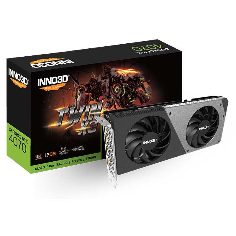 Inno3D GeForce RTX 4070 Twin X2 12G Graphics Card