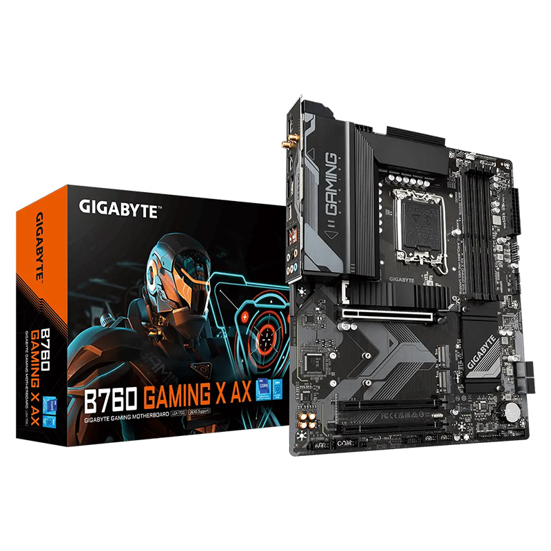 Gigabyte B760 Gaming X AX LGA 1700 DDR5 ATX Motherboard (GA-B760-GAMING-X-AX)