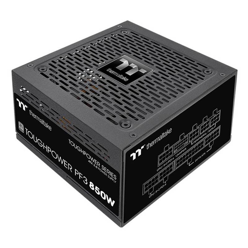 Thermaltake PF3 850W 80+ Platinum Fully Modular ATX 3.0 Power Supply (PS-TPD-0850FNFAPA-3)