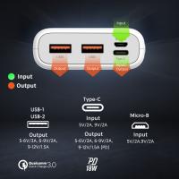 Mobile-Phone-Accessories-Silicon-Power-C10QC-10-000mAh-Power-bank-18W-PD-Quick-Charge-3-0-USB-C-Portable-Charger-White-5