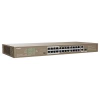 Switches-Tenda-24-Port-24FE-2GE-1SFP-Rackmount-Switch-TEF1126P-24-250W-1