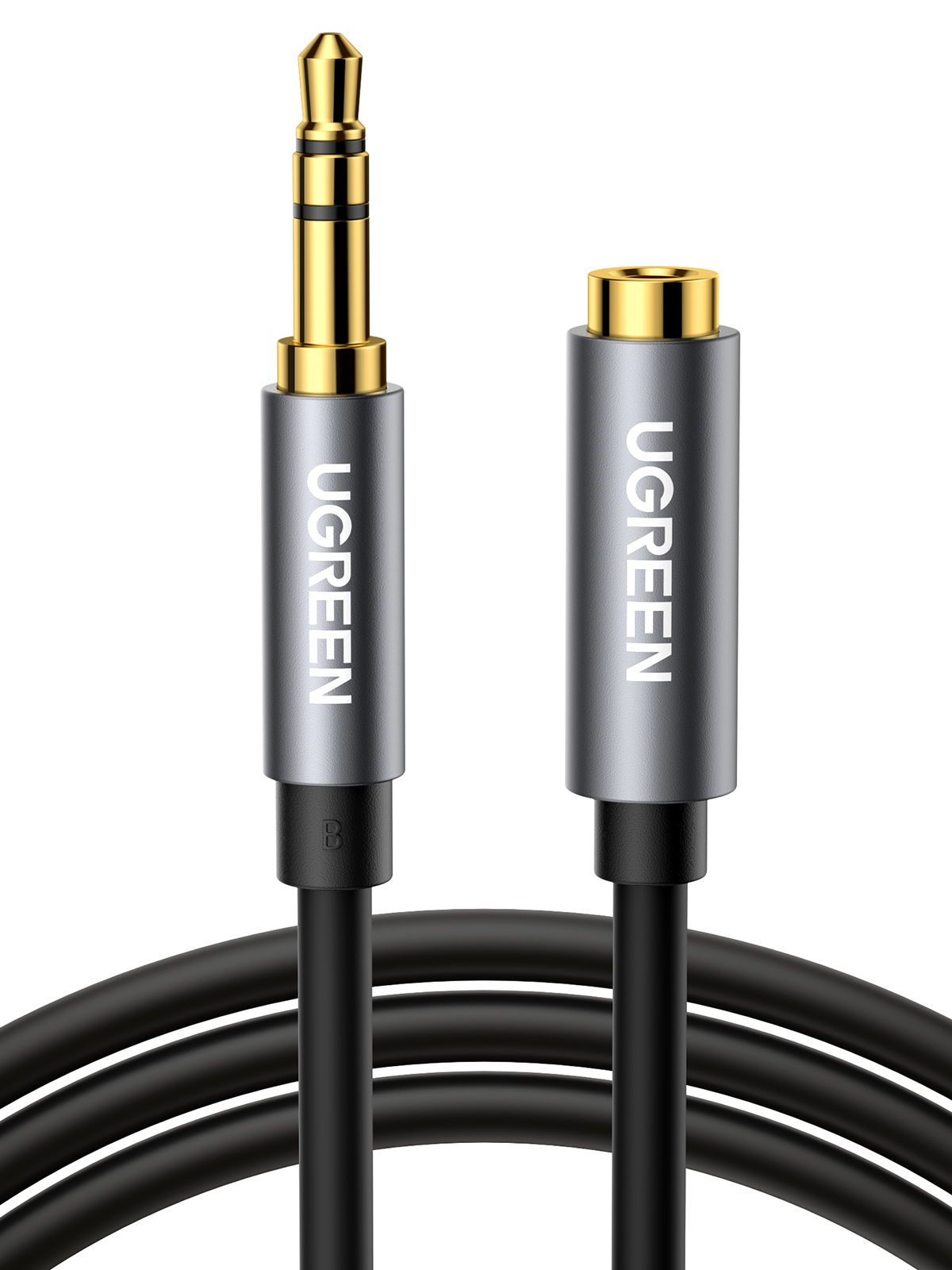 UGREEN 3.5mm Male to 3.5mm Female Extension Cable 1m (Black)
