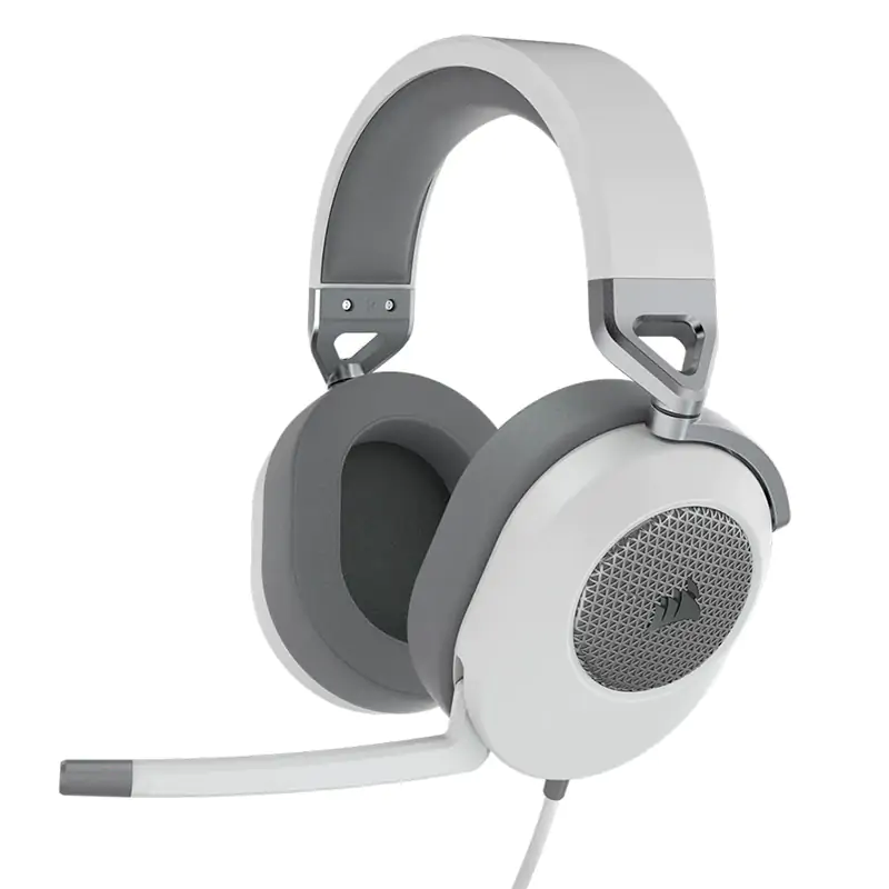 Corsair HS65 Surround Wired Gaming Headset White CA 9011271 AP msy .au