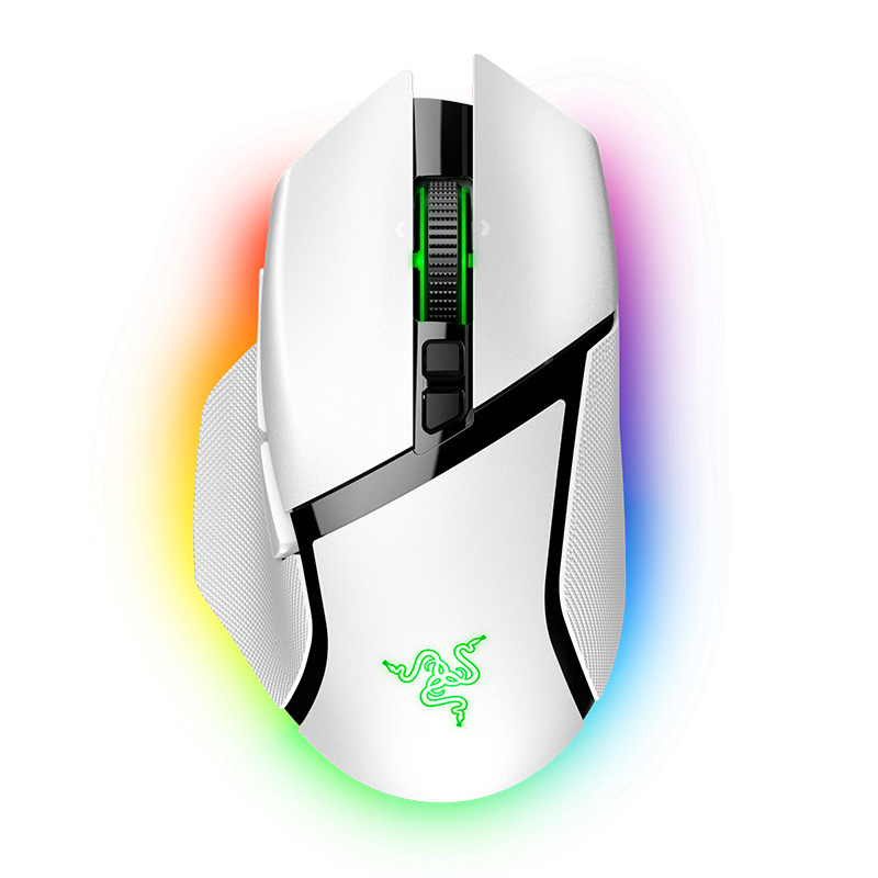 Razer Basilisk V3 Pro Ergonomic Wireless Gaming Mouse - White (RZ01-04620200-R3A1)