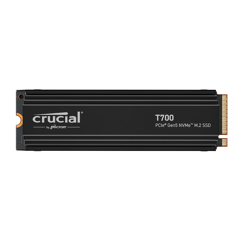 Crucial T700 2TB PCIe Gen5 M.2 NVMe SSD with Heatsink (CT2000T700SSD5)