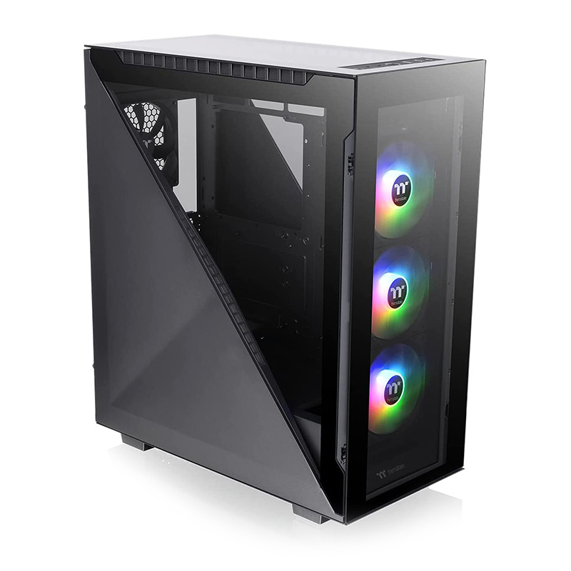 Thermaltake Divider 500 TG ARGB Mid Tower ATX Case - Black Edition (CA-1T4-00M1WN-01)