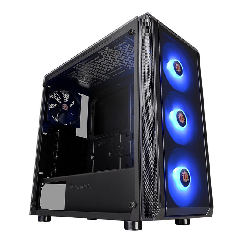 Thermaltake Versa J23 Tempered Glass RGB Mid Tower ATX Case (CA-1L6-00M1WN-01)