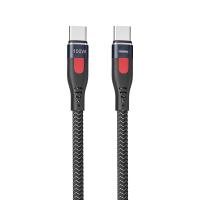 MOREJOY remax 100W Fast Charging Cable Data Cable USB Type C to C Cable Compatible with MacBook Air iPad Pro Galaxy Smart Phones Black