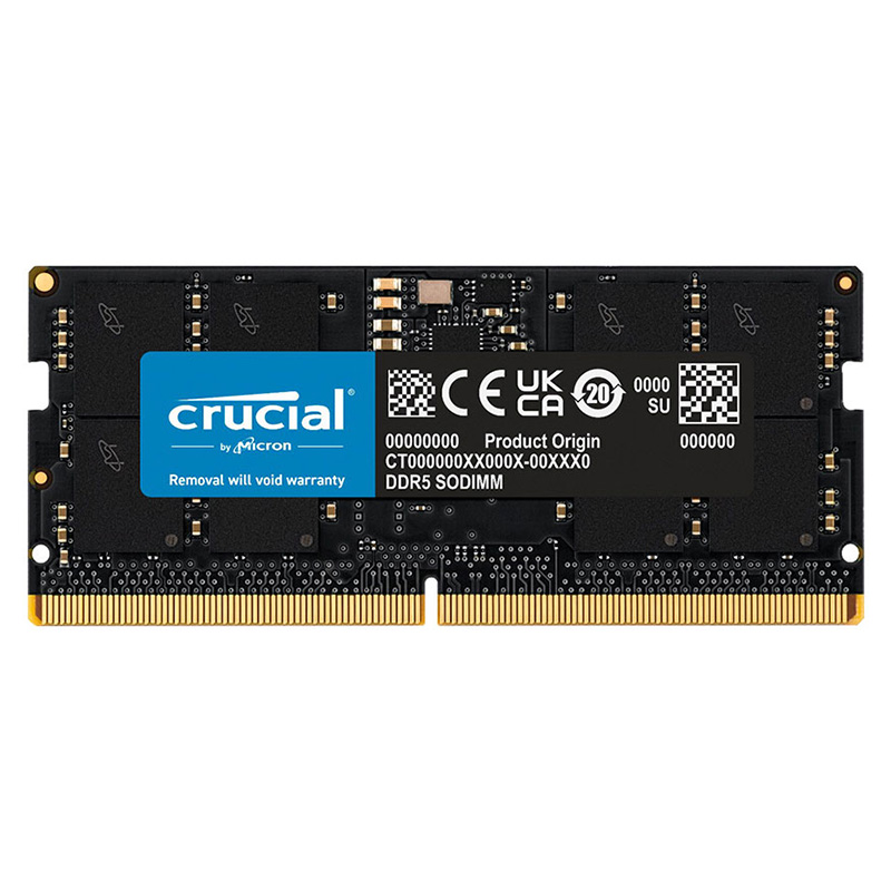 Crucial 16GB (1x16GB) 5600MHz SODIMM DDR5 RAM (CT16G56C46S5)