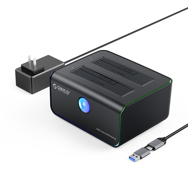 Orico USB3.2 Gen2 10Gbps Dual-bay Docking