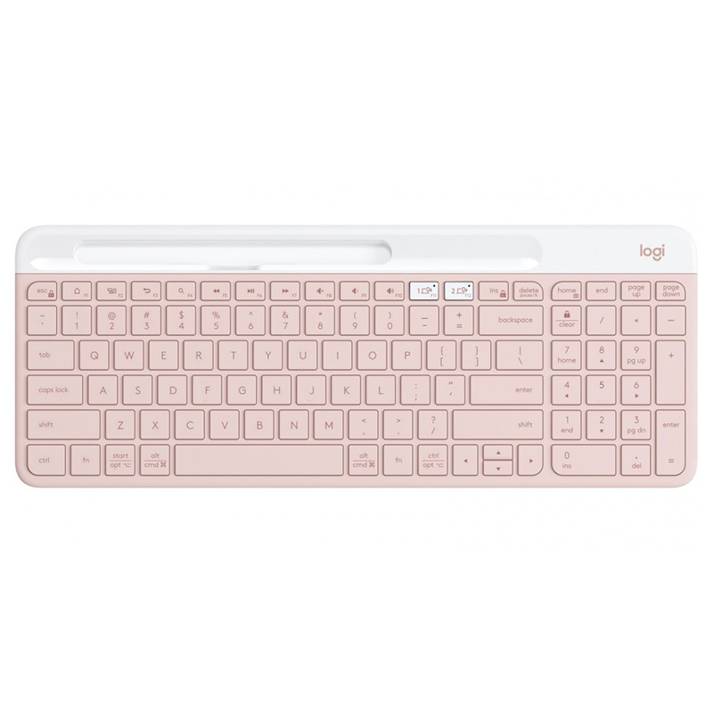 Logitech Slim Multi-Device Wireless Keyboard K580 - Rose