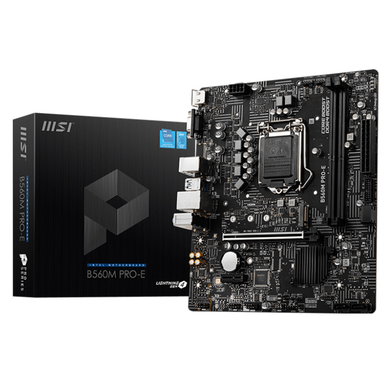 MSI B560M PRO-E LGA 1200 mATX Motherboard (B560M PRO-E)