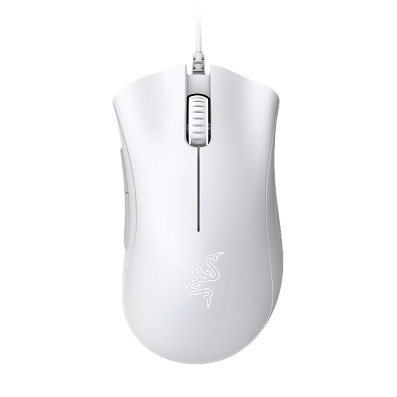 Razer DeathAdder Essential Ergonomic Wired Gaming Mouse - White Edition (RZ01-03850200-R3M1)