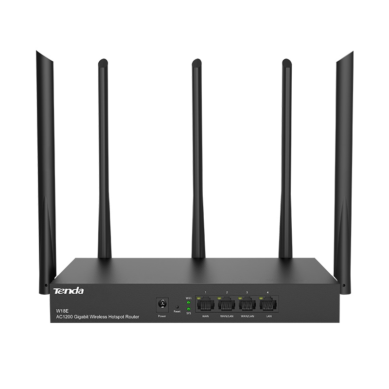 Tenda W18E AC1200 Gigabit Wireless Hotspot Router