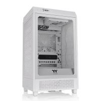 Thermaltake Tower 200 Mini TG Mini-ITX Case - Snow (CA-1X9-00S6WN-00)