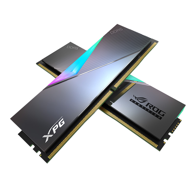 ADATA 32GB (2x16GB) AX5U6600C3216G-DCLARROG XPG Lancer RGB 6600MHz DDR5 RAM - Grey