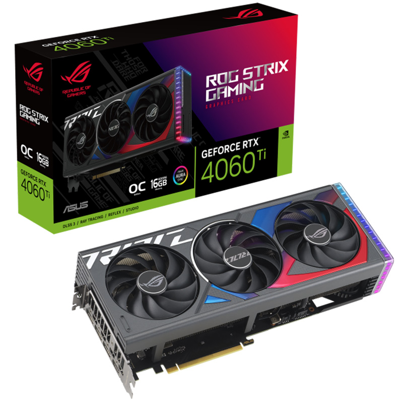 Asus ROG Strix GeForce RTX 4060 Ti OC 16G Graphics Card (ROG-STRIX-RTX4060TI-O16G-GAMING)