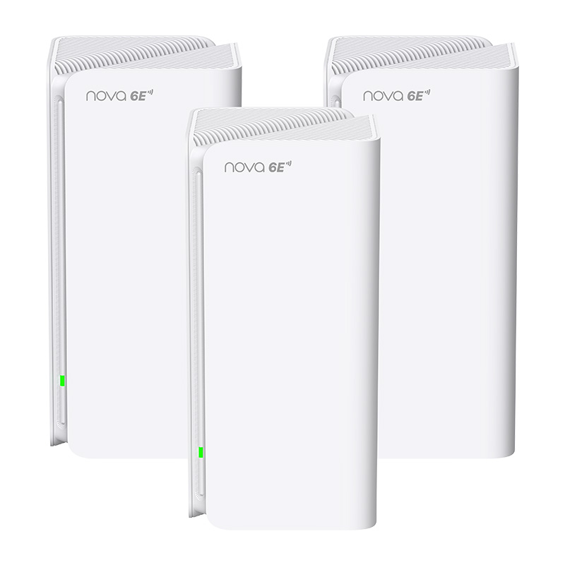 Tenda Nova MX21 Pro AXE5700 Whole Home Mesh Wi-Fi 6E System - 3 Pack (TN-MX21-PRO-V10-3PK)