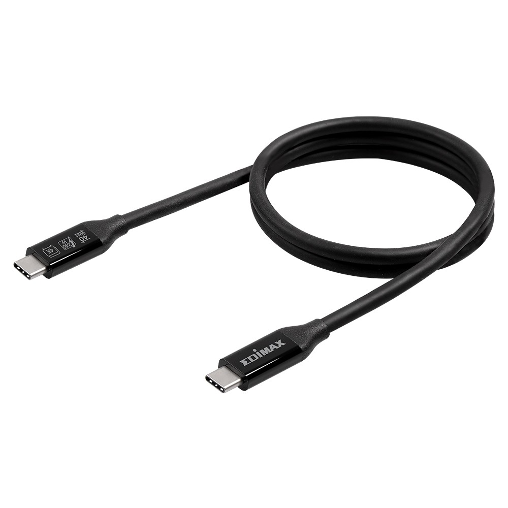 Edimax 40Gbps USB4 Thunderbolt 3 Cable USB-C to USB-Cable,0.5 m Length