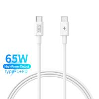 Phones-Accessories-MOREJOY-Remax-RC-191-PD-65W-Super-Fast-Charging-Data-Cables-Charger-Type-C-To-Type-C-Cable-High-speed-Transmission-1M-White-2