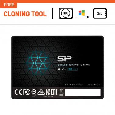 Silicon Power Ace A55 1TB SATA SSD, 500MB/s, 3D NAND with SLC