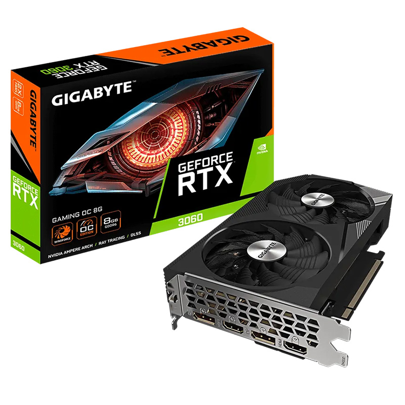Gigabyte GeForce RTX 3060 Gaming OC 8G V2 LHR Graphics Card (N3060GAMING OC-8GD-V2)