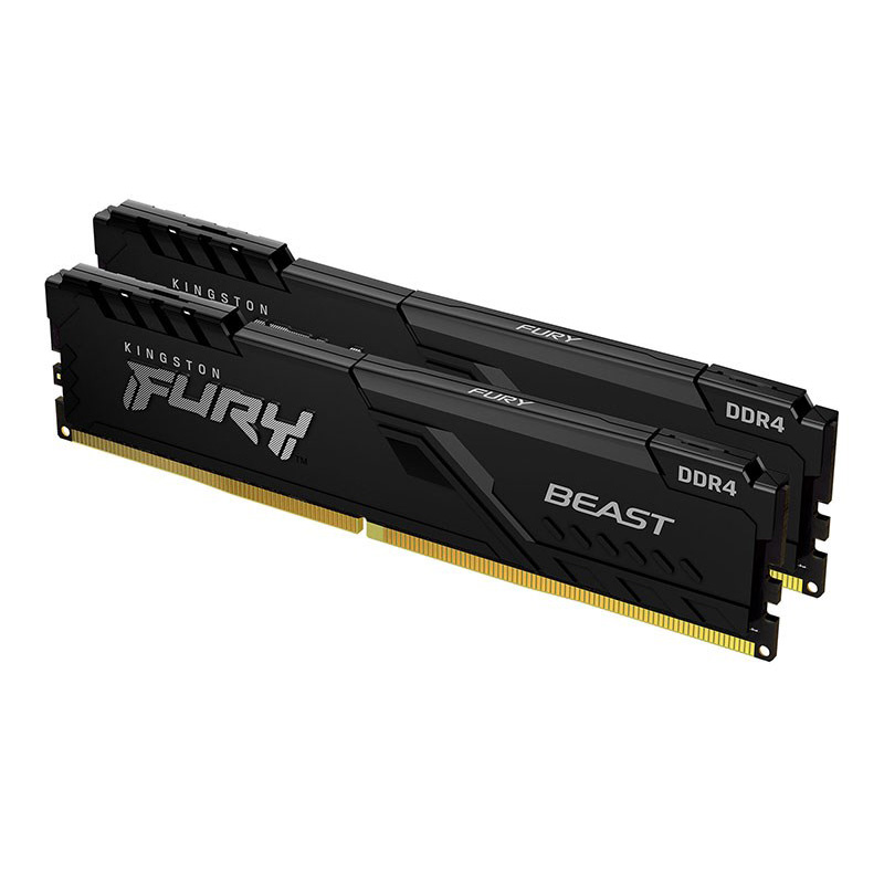 Kingston 8GB (2x4GB) KF426C16BBK2/8 FURY Beast 2666MHz DDR4 RAM - Black
