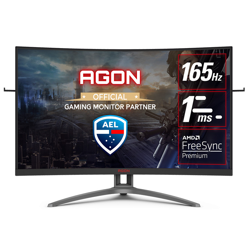 AOC 31.5in FHD 165Hz Freesync Curve Gaming Monitor (AG323FCXE)