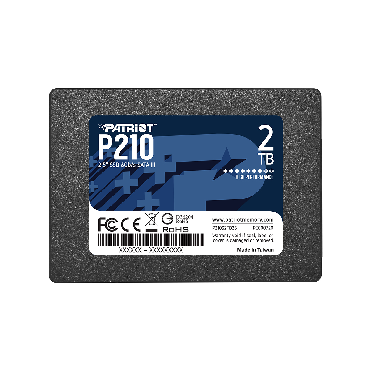 PATRIOT MEMORY P210 SSD 2TB SATA 3 Internal Solid State Drive 2.5 (P210S2TB25)