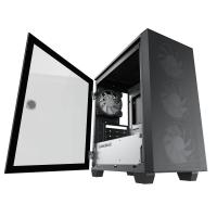 Cases-Gamemax-Computer-case-MATX-black-Case-White-internal-4x-ARGB-fan-Aero-Mini-8