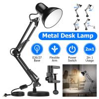 LED-Desk-Lights-2-in-1-Desk-Lamp-Swing-Arm-Desk-Light-Metal-Portable-Reading-Light-Goose-Neck-Craft-Table-Lamp-Classical-Bedside-Lamp-for-Reading-Working-Studying-44