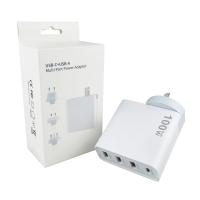 MOREJOY 100W GaN Wall Adapter USB C USD A Fast Charger Plug C-port(Max 100W) A-port(Max 18W)Compatible with Smart Phones Iphone Ipad Laptop