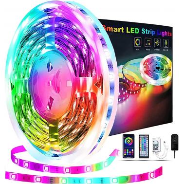 Led Lights Color Changing Led Strip Lights with App Control Led Light Strips for Room Kitchen Home Decoration msy