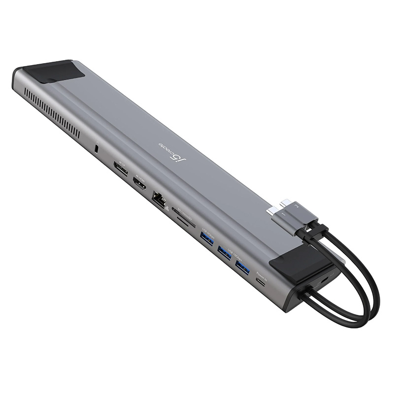 j5create 11 Port M.2 NVMe USB-C Gen 2 Docking Station (JCD552)