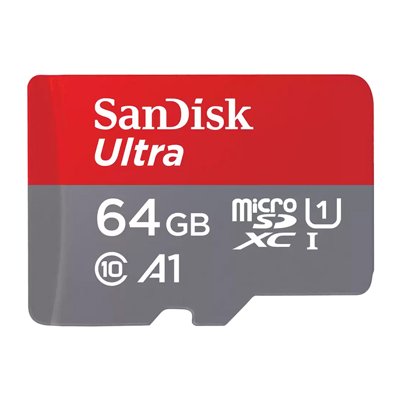SanDisk 64GB Ultra A1 C10 140MB/s MicroSDXC Card